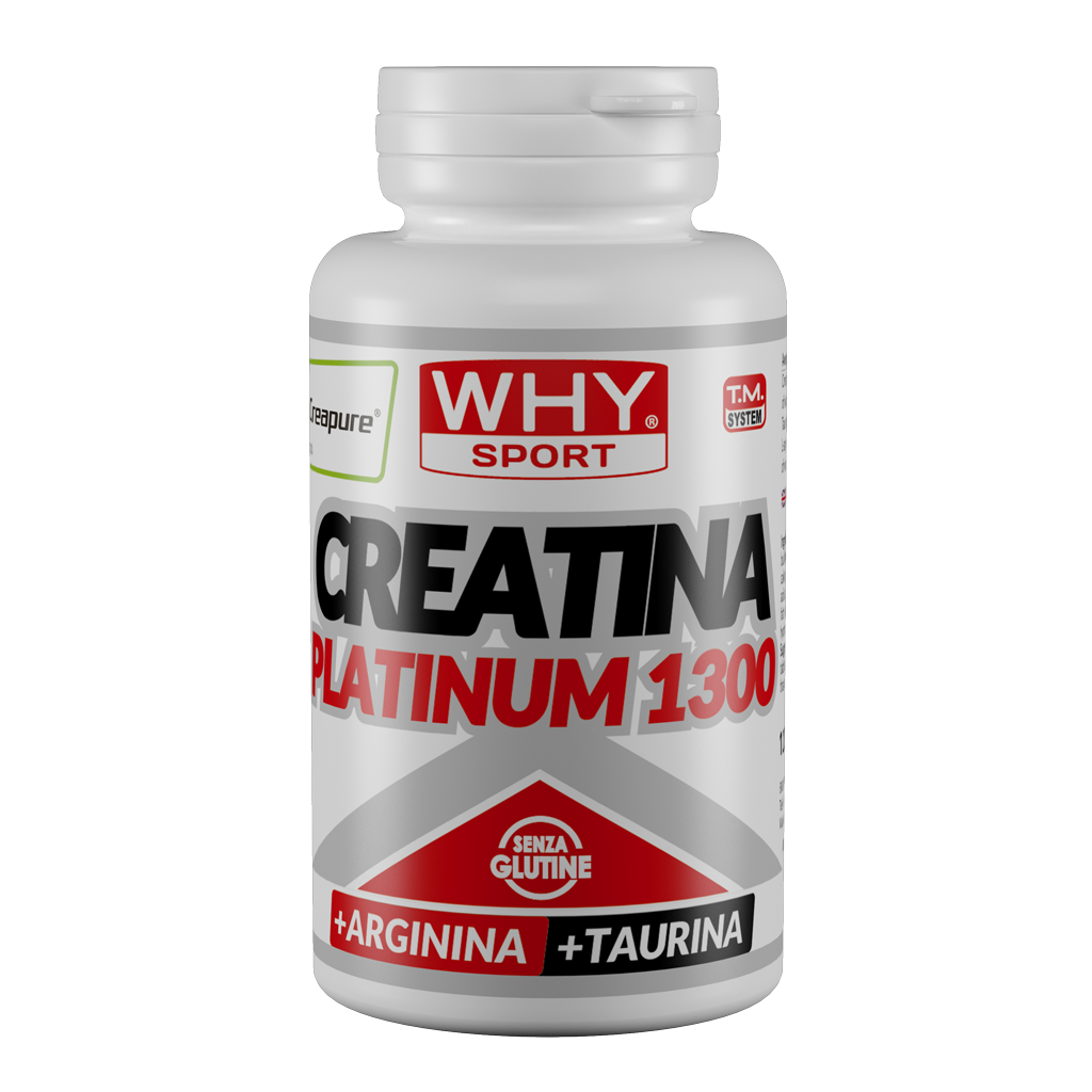 Why Sport Creatina 1300 Platinum 120 Compresse