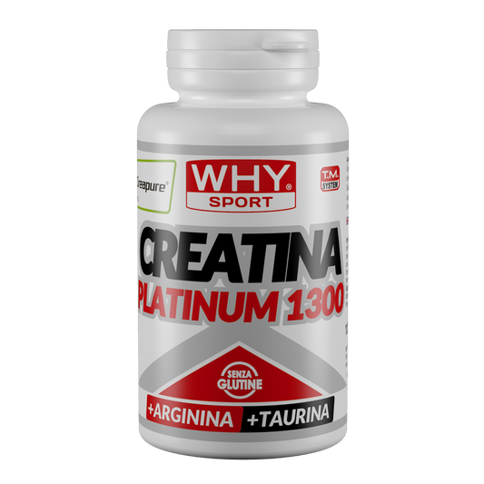 Why Sport Creatina 1300 Platinum 120 Compresse