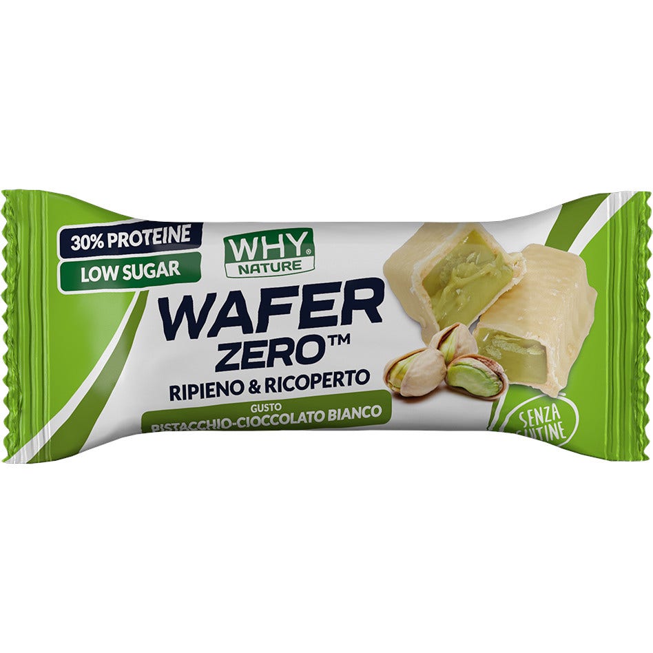 Why Nature Wafer Zero Pistacchio/Cioccolato Bianco 35g