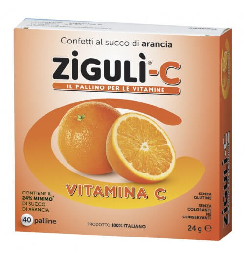 Ziguli C Arancia 40 palline 24g