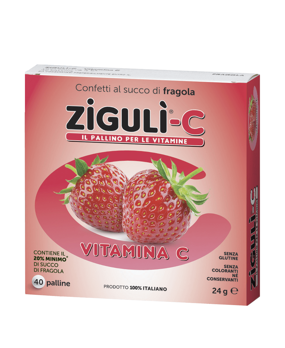 Ziguli C Fragola 40 palline 24g