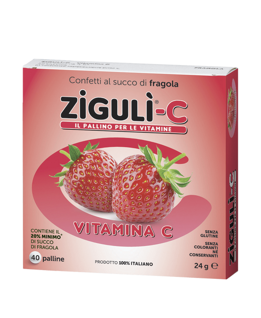 Ziguli C Fragola 40 palline 24g