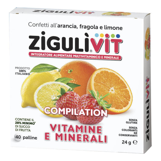 Ziguli Vit Compilation Vitamine e Minerali 40 confetti