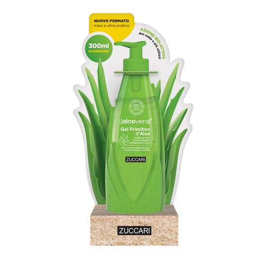 Zuccari Aloevera2 Gel Primitivo d’Aloe Maxi Formato 300ml