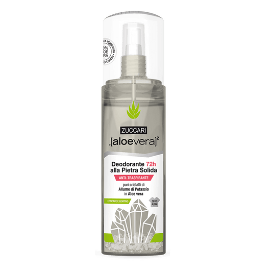 Zuccari Aloevera2 Spray Anti-Traspirante 72h alla Pietra Solida 100ml