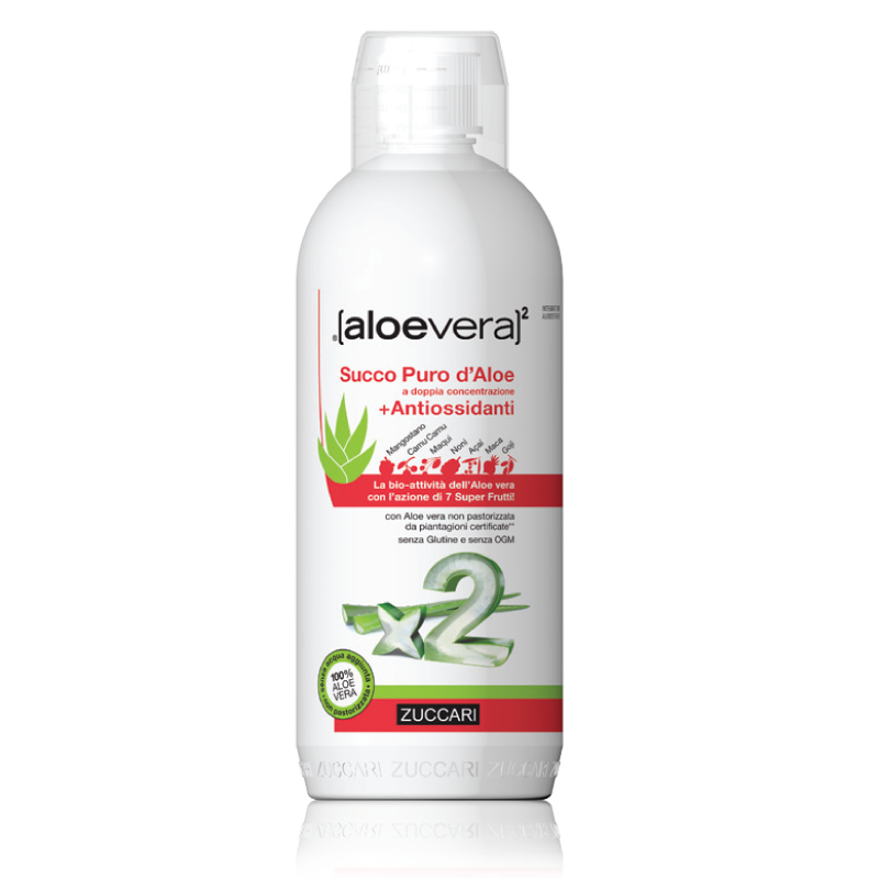 Zuccari Succo Puro Aloe + Antiossidanti 1 L