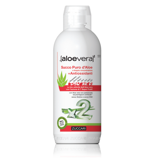 Zuccari Succo Puro Aloe + Antiossidanti 1 L