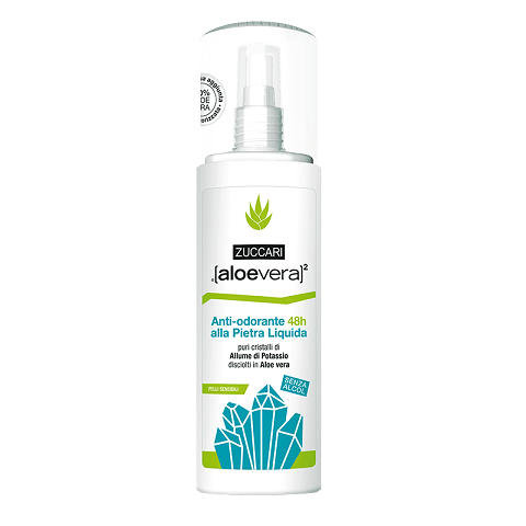 Zuccari Aloevera2 Spray Anti-Odorante 48h alla Pietra Liquida 100ml